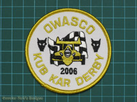 Click to enlarge 2006 Owasco Kub Kar Derby Area Final